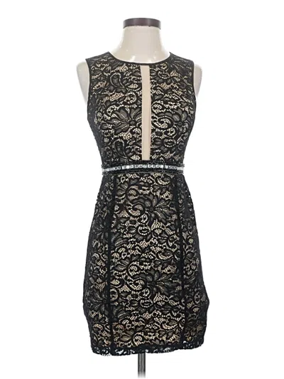 Pre-owned Crystal Doll Cocktail Dress In Black