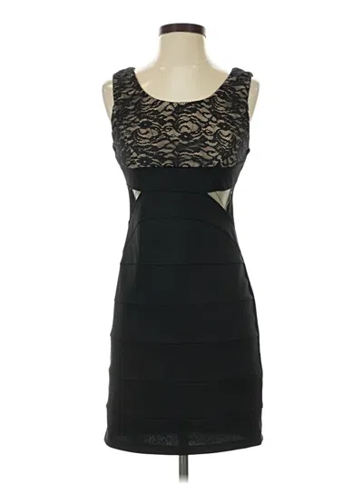 Pre-owned Crystal Doll Cocktail Dress In Black