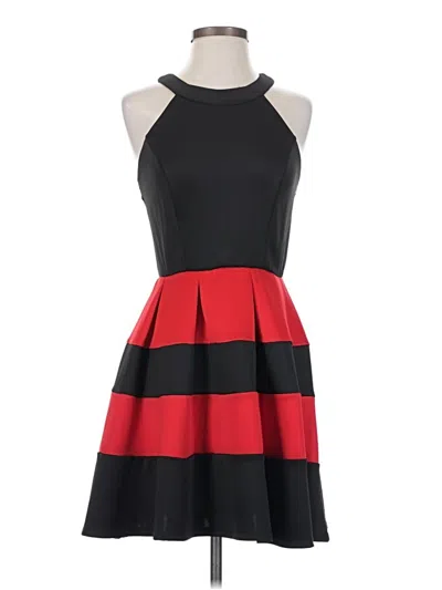 Pre-owned Crystal Doll Cocktail Dress In Black