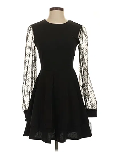 Crystal Doll Cocktail Dress In Black