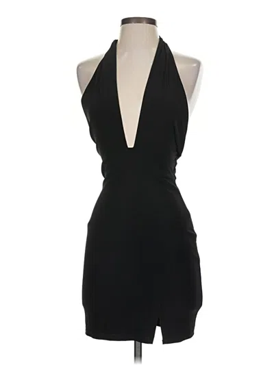 Pre-owned Crystal Doll Cocktail Dress In Black