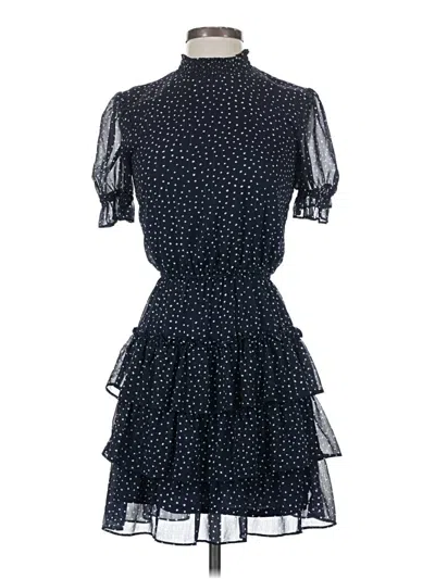 Pre-owned Crystal Doll Cocktail Dress In Blue