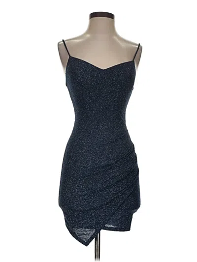 Pre-owned Crystal Doll Cocktail Dress In Blue