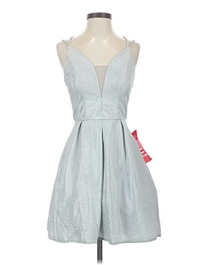 Pre-owned Crystal Doll Cocktail Dress In Gray