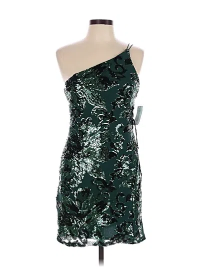 Crystal Doll Cocktail Dress In Green