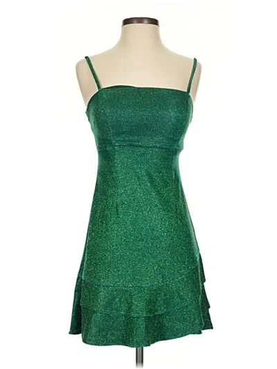 Pre-owned Crystal Doll Cocktail Dress In Green