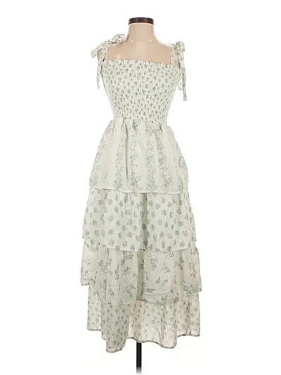 Pre-owned Crystal Doll Cocktail Dress In Ivory