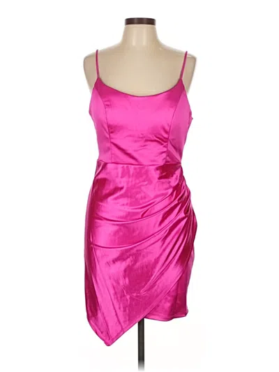 Pre-owned Crystal Doll Cocktail Dress In Pink