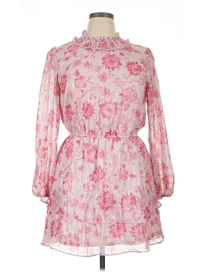 Pre-owned Crystal Doll Cocktail Dress In Pink