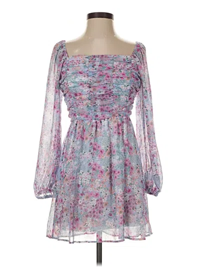 Pre-owned Crystal Doll Cocktail Dress In Purple