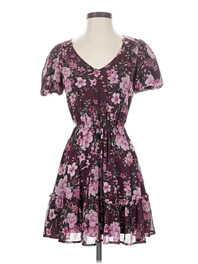 Pre-owned Crystal Doll Cocktail Dress In Purple