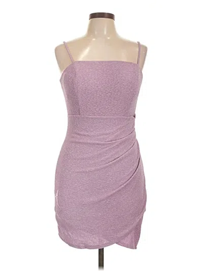 Pre-owned Crystal Doll Cocktail Dress In Purple