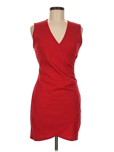 Pre-owned Crystal Doll Cocktail Dress In Red