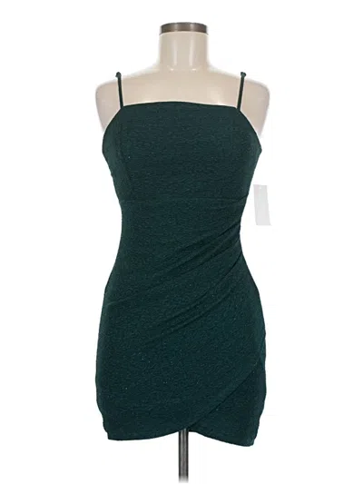 Pre-owned Crystal Doll Cocktail Dress In Teal