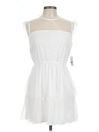 Pre-owned Crystal Doll Cocktail Dress In White