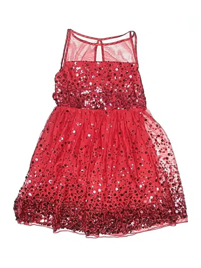 Pre-owned Crystal Doll Kids' Dress In Red