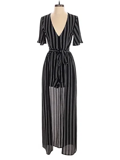 Pre-owned Crystal Doll Jumpsuit In Black