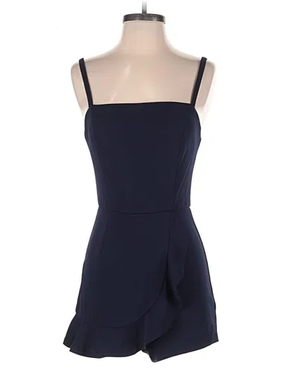 Pre-owned Crystal Doll Romper In Blue