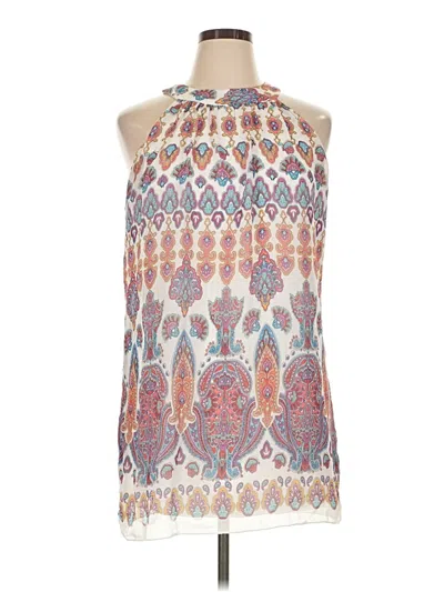 Pre-owned Crystal Doll Sleeveless Blouse In White