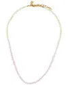 Crystal Haze 18k Plated Colorful Necklace In Neutral