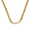 Crystal Haze 18k Plated Cz Statement Necklace In Gold