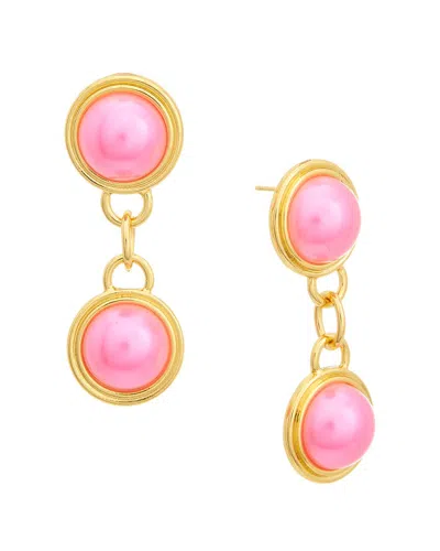 Crystal Haze 18k Plated Dangle Earrings
