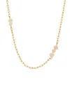 Crystal Haze 18k Plated Multiuse Necklace