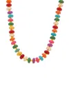 Crystal Haze 18k Plated Multiuse Necklace In Multi