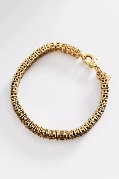 Crystal Haze Baguette Bracelet In Gold