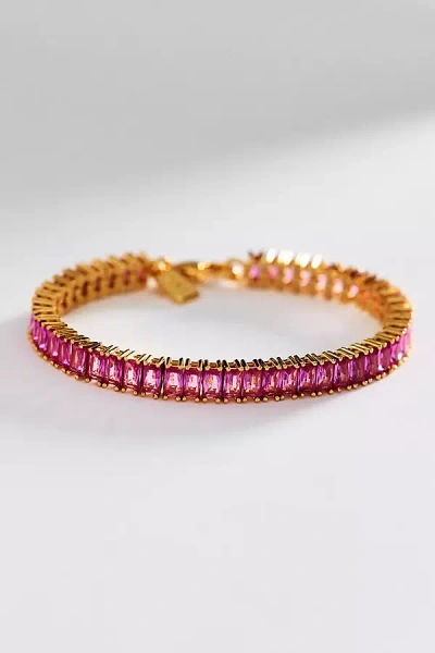 Crystal Haze Baguette Bracelet In Gold