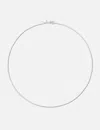 Crystal Haze Womens Box Chain 18ct Yellow Gold-plated Brass Necklace Silver In Metallic