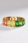 Crystal Haze Cotton Candy Ring In Multi