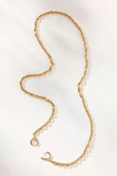 Crystal Haze Cuff It Lariat Necklace In Gold