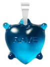 Crystal Haze Dilemma Heart Rave Pendant In Blue