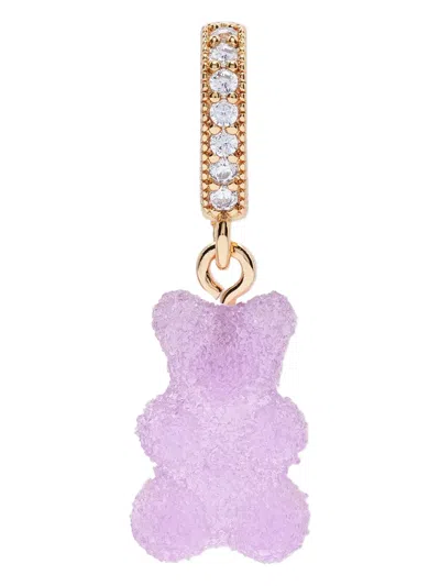 Crystal Haze Fizzy Nostalgia Bear Pendant In Gold