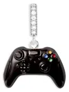 Crystal Haze Gamer Zirconia-embellished Pendant In Black