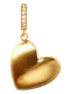 Crystal Haze Hazed Heart Pendant In Gold