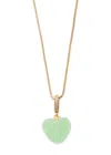 Crystal Haze Jelly Heart 18kt Gold-plated Necklace