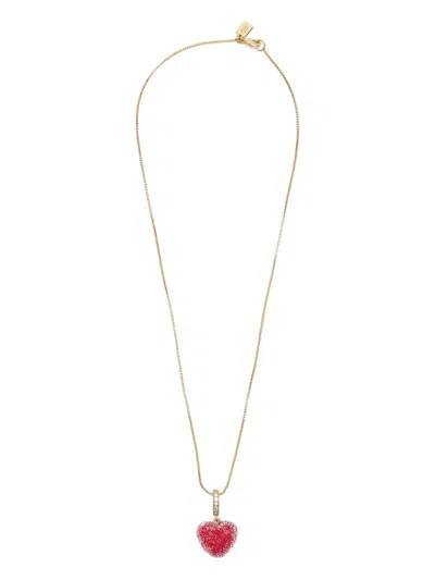 CRYSTAL HAZE JELLY HEART NECKLACE