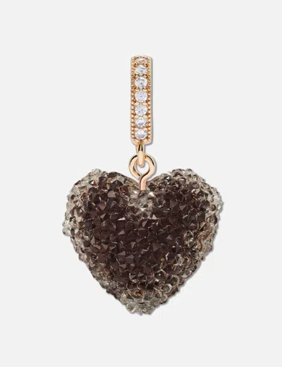 Crystal Haze Jelly Heart Pendant In Gold