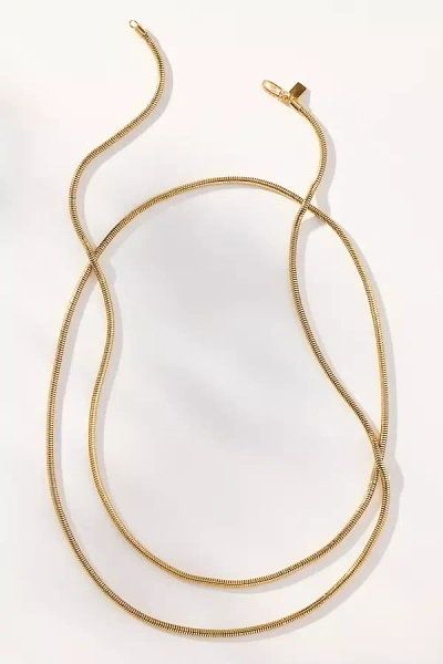 Crystal Haze Layered Necklace In Gold