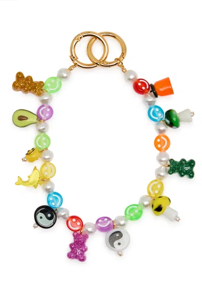 Crystal Haze Lucid Dreams Beaded Bag Charm In Multi