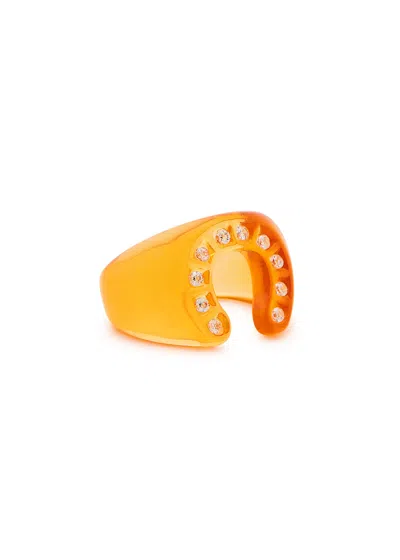 Crystal Haze Lucky Crystal-embellished Ring