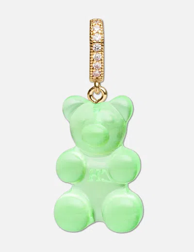 Crystal Haze Mega Nostalgia Bear Pendant In Green