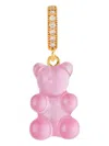 Crystal Haze Mega Nostalgia Bear Pendant In Pink