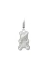 Crystal Haze Mini Nostalgia Bear Hoop Single Earring In Neutral