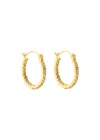 Crystal Haze Mini Serena 18kt Gold-plated Hoop Earrings