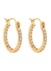 Crystal Haze Mini Serena 18kt Gold-plated Hoop Earrings