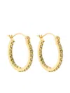 Crystal Haze Mini Serena 18kt Gold-plated Hoop Earrings In Gold
