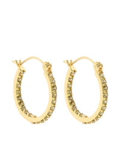 CRYSTAL HAZE MINI SERENA CRYSTAL HOOP EARRINGS